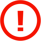 The icon indicates the sensor is in the Alarm state – the measured value is outside the allowed safe range